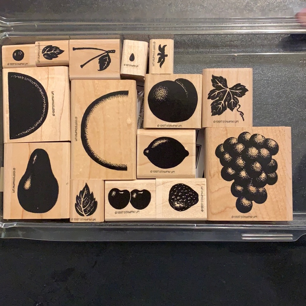 Stampin’ Up! Definitely Decorative Fabulous Fruits